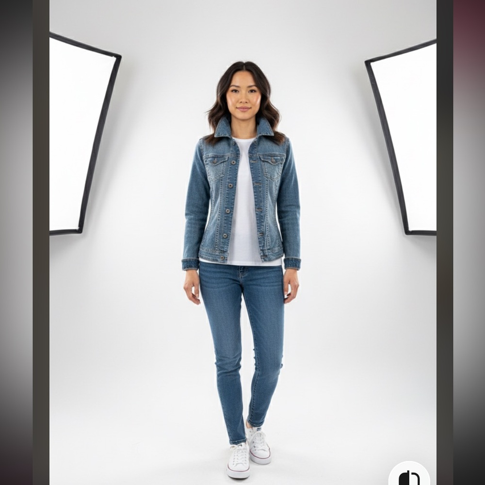 Christopher Blue Classic Denim Jean Jacket